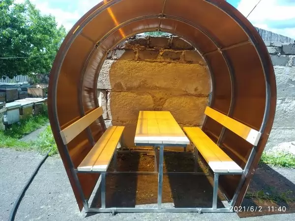 Беседка «Радужная» (сборная), длина 6 м